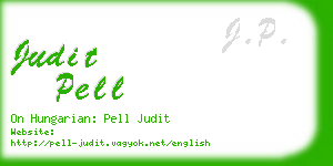 judit pell business card